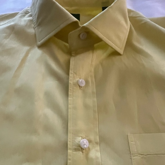 Sid Mashburn yellow long sleeve button down shirt. Medium - Picture 7 of 13